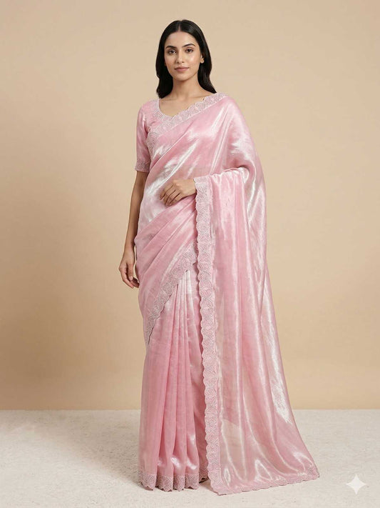Space Silk Party Wear Saree