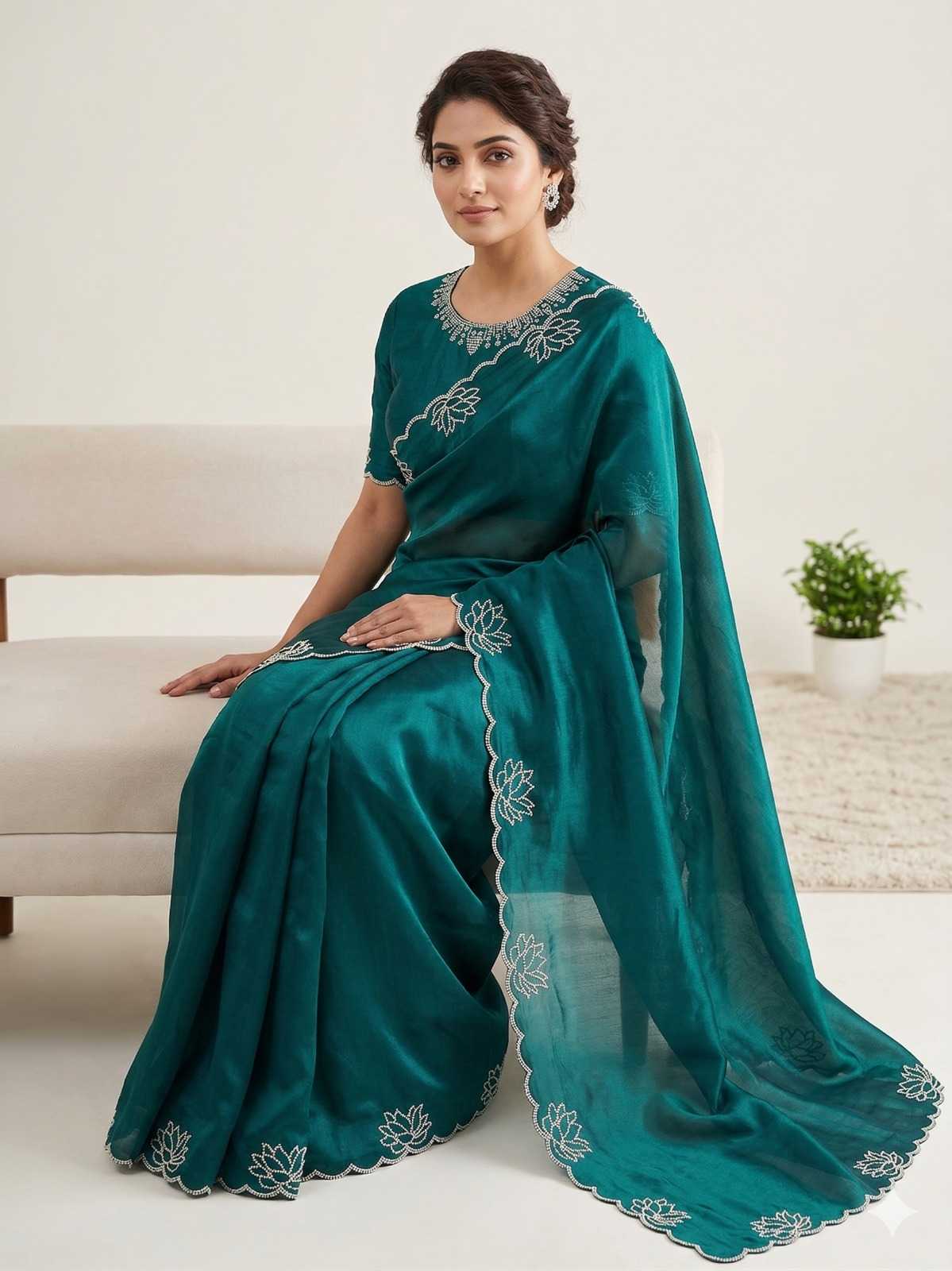 Space Silk Traditional Saree