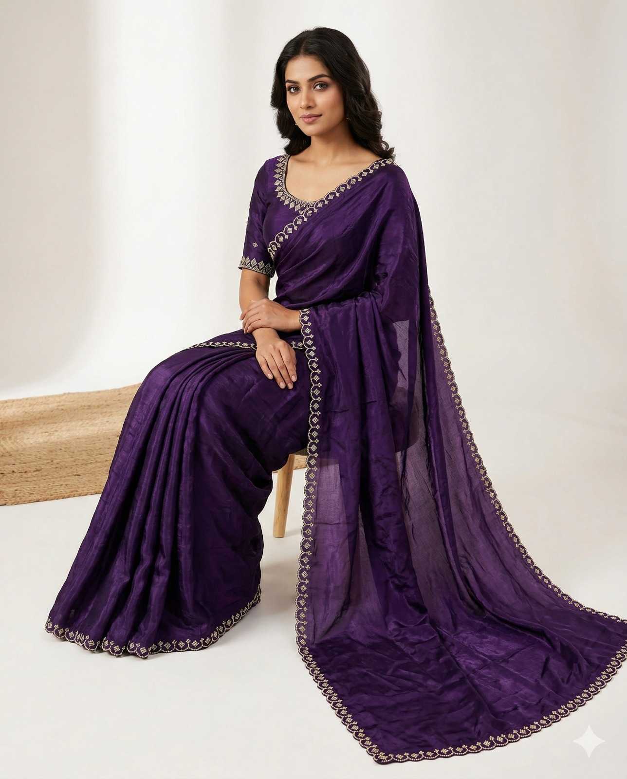 Space Silk Traditional Saree