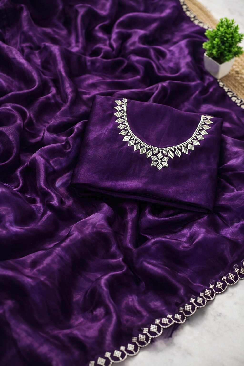 Space Silk Traditional Saree