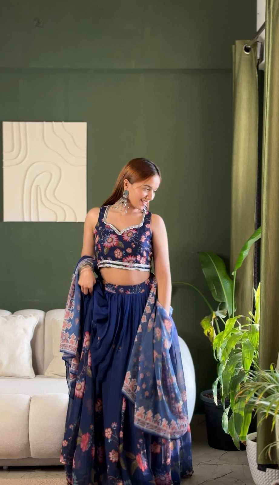 Faux Georgette Designer Lehenga JT-146776