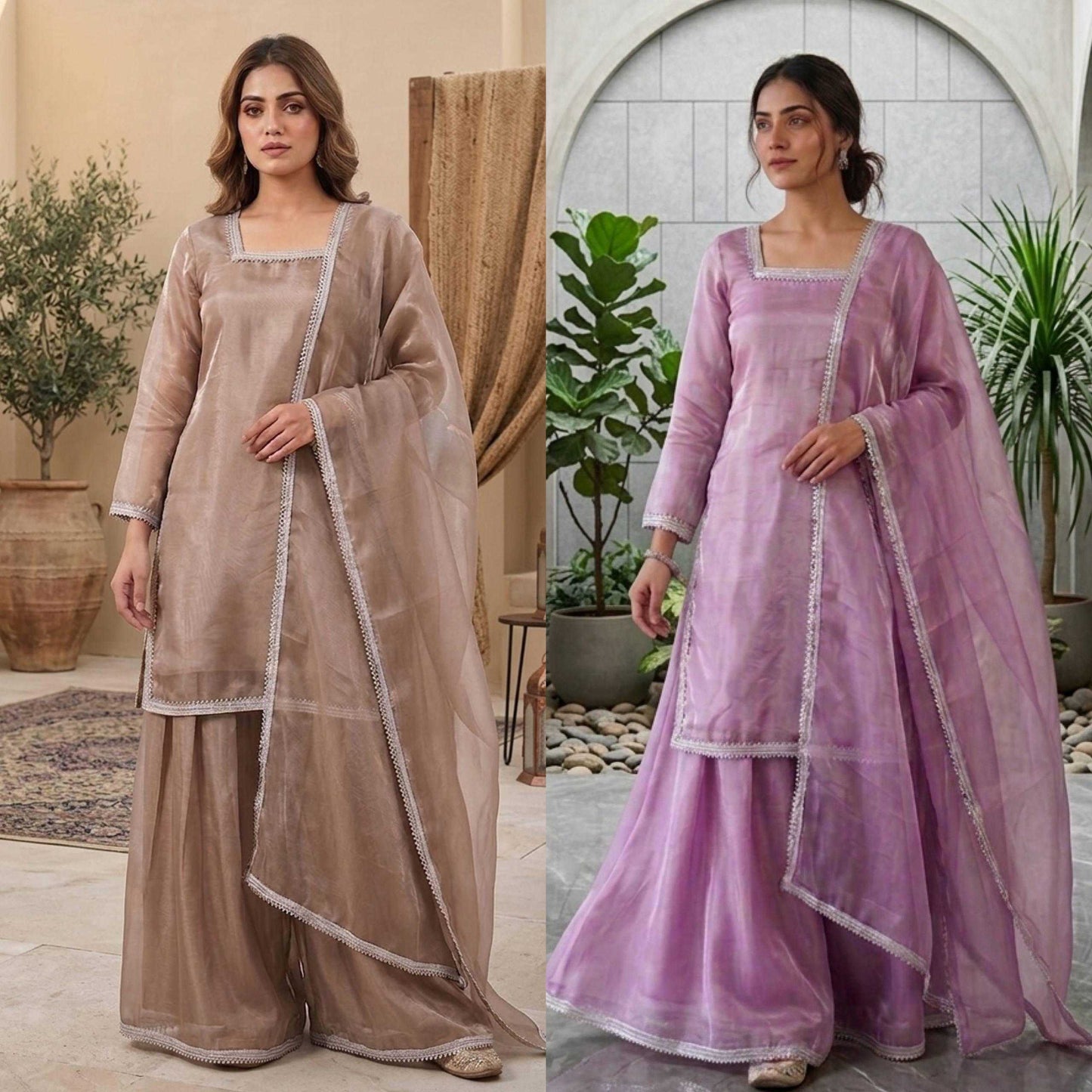 Pure Silk Embroidery Suit