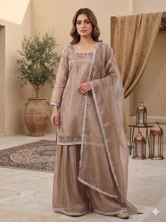Pure Silk Embroidery Suit