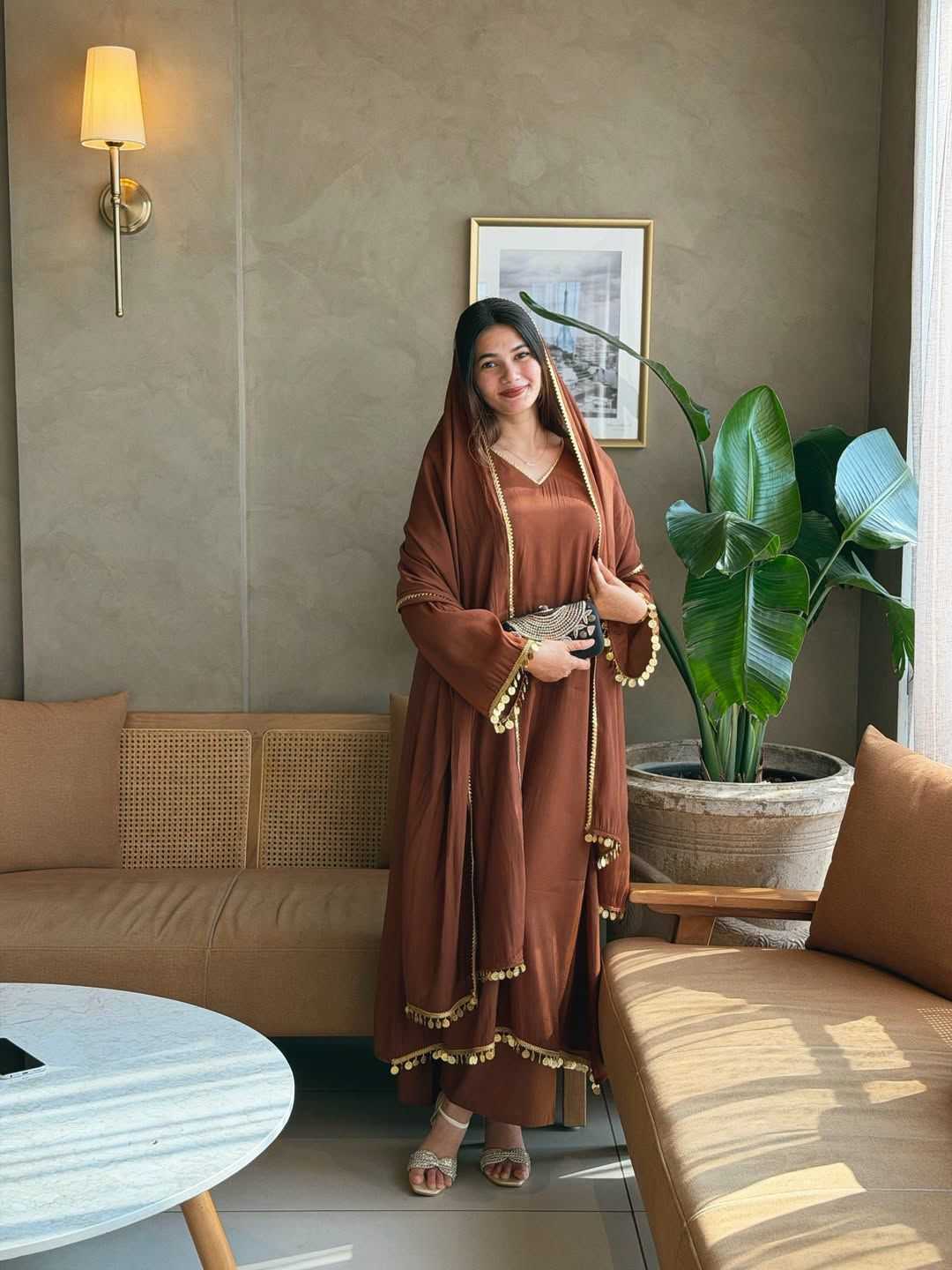 Heavy Roman Silk Embroidery Suit