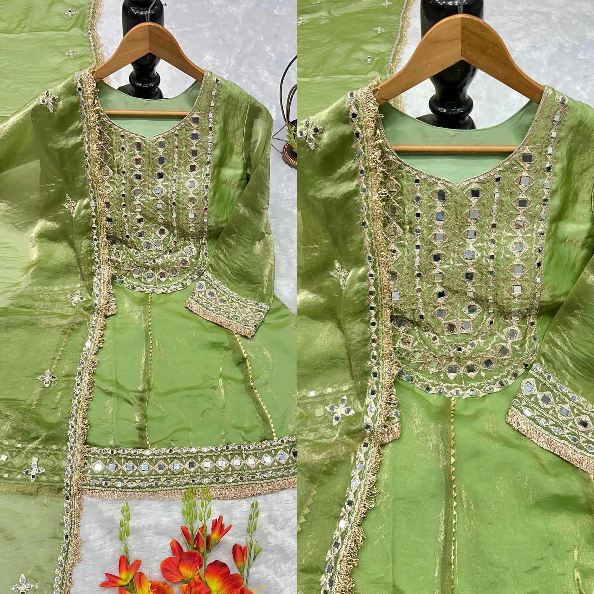 Heavy Silk Embroidery Suit