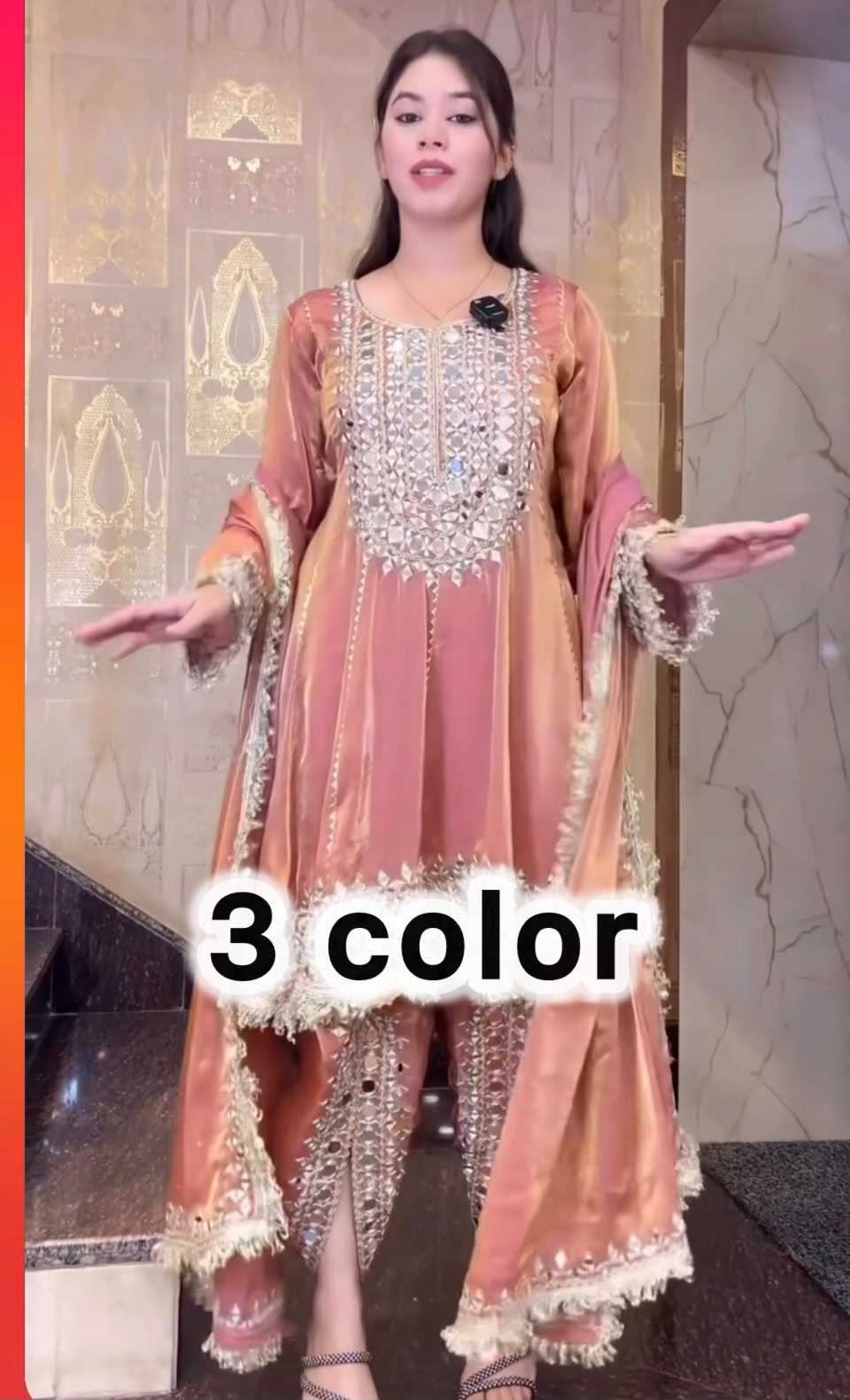 Heavy Silk Embroidery Suit