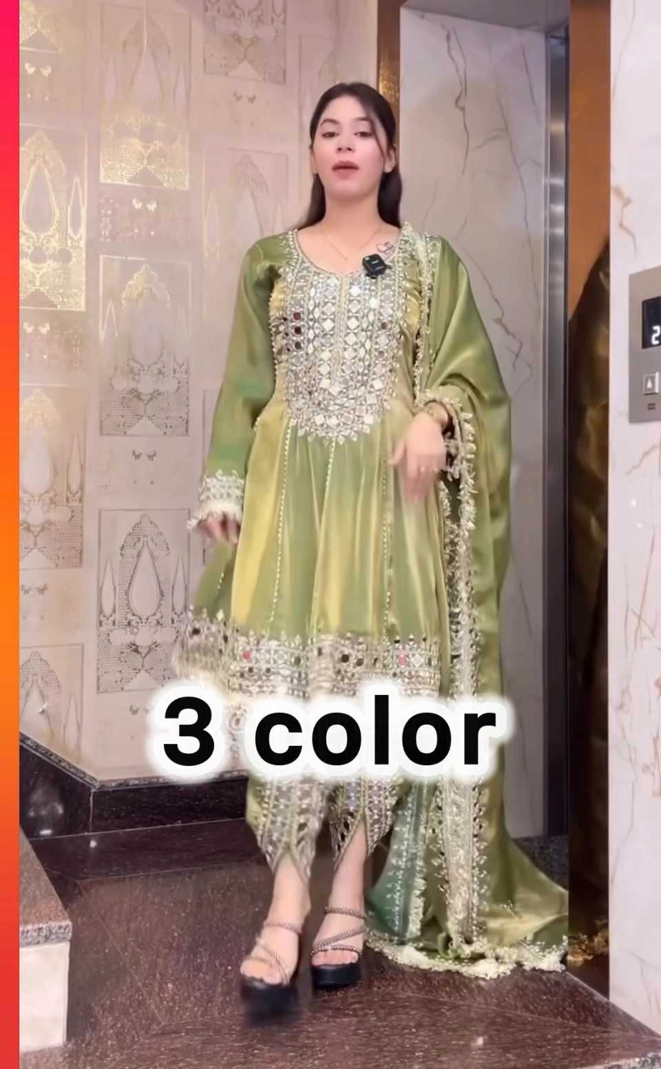 Heavy Silk Embroidery Suit