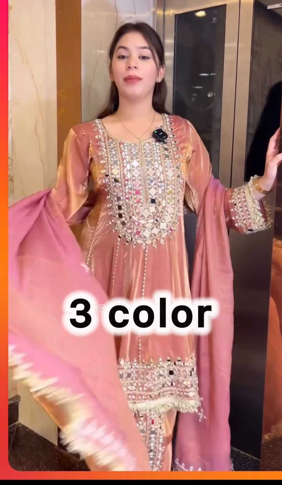 Heavy Silk Embroidery Suit