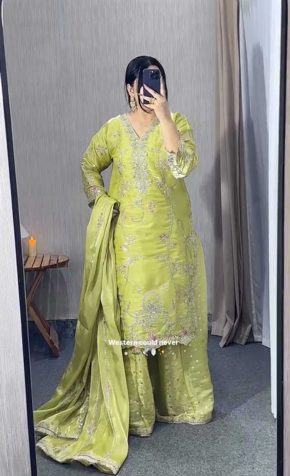 Ladies Silk Suit