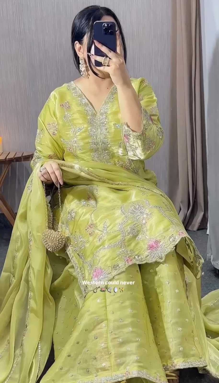 Ladies Silk Suit