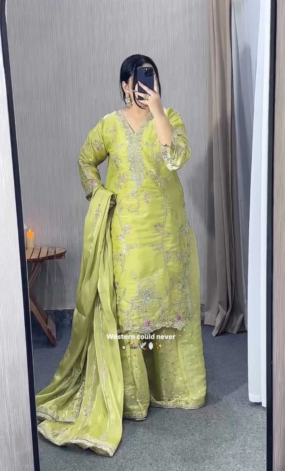 Ladies Silk Suit