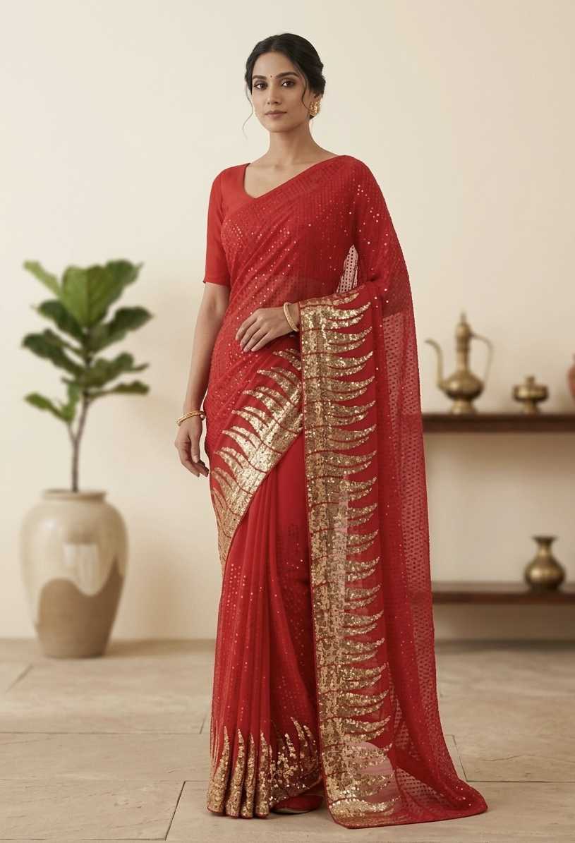 Georgette Saree 3405