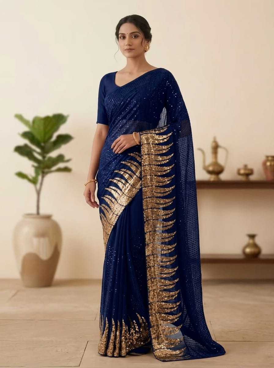 Georgette Saree 3405