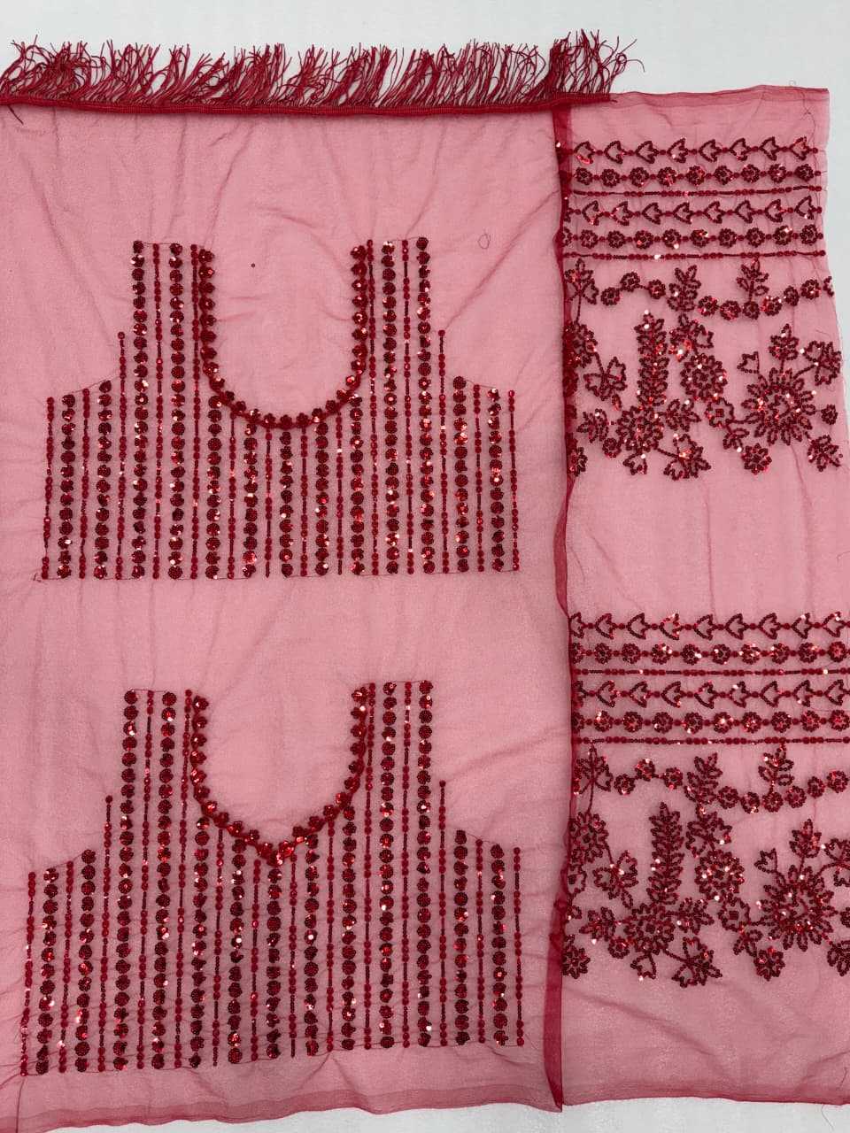 Butterfly Net Sequence Saree