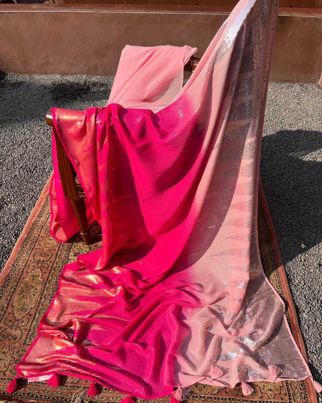 Faux Georgette Saree