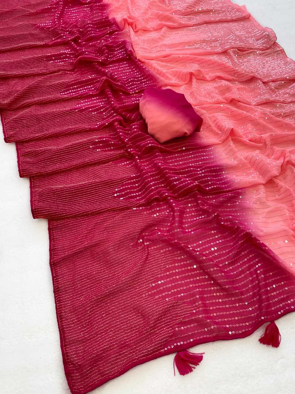 Faux Georgette Saree