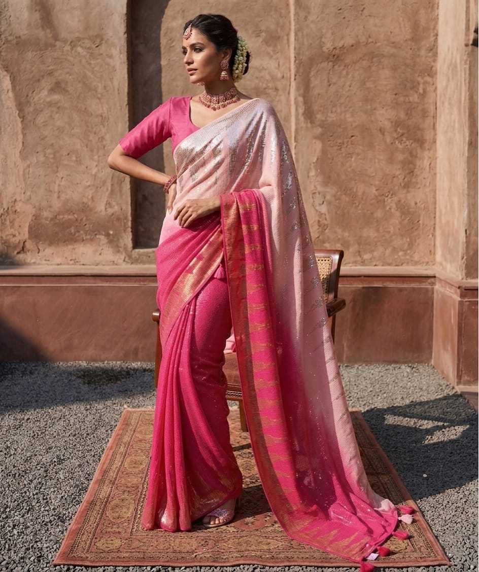 Faux Georgette Saree