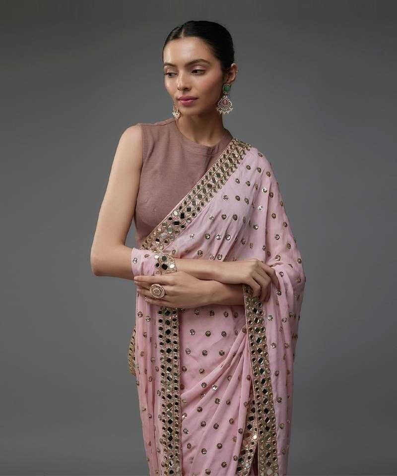 Faux Georgette Designer Saree