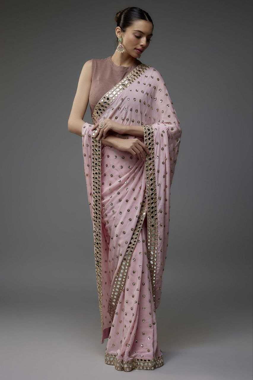 Faux Georgette Designer Saree