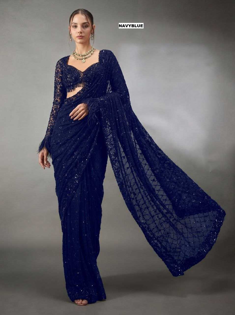Faux Georgette Designer Saree