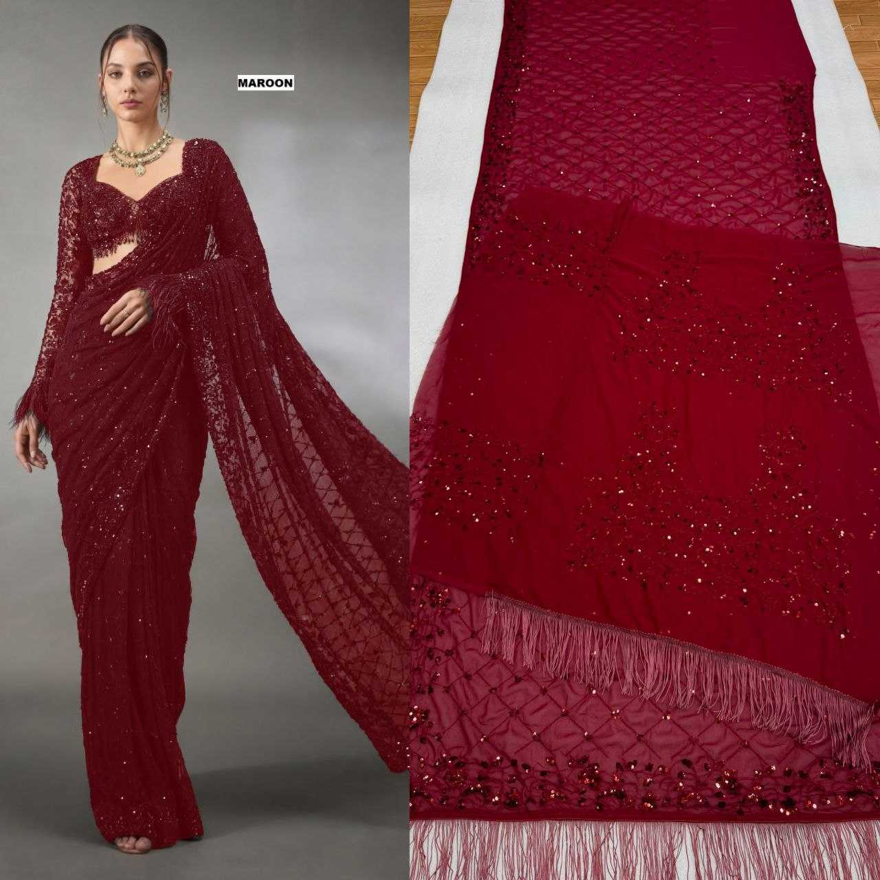 Faux Georgette Designer Saree