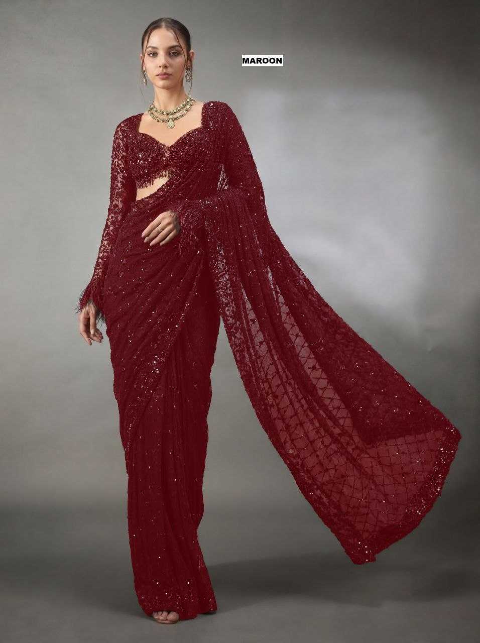 Faux Georgette Designer Saree