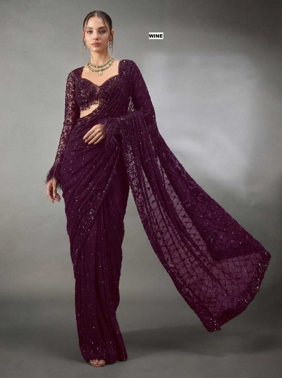 Faux Georgette Designer Saree