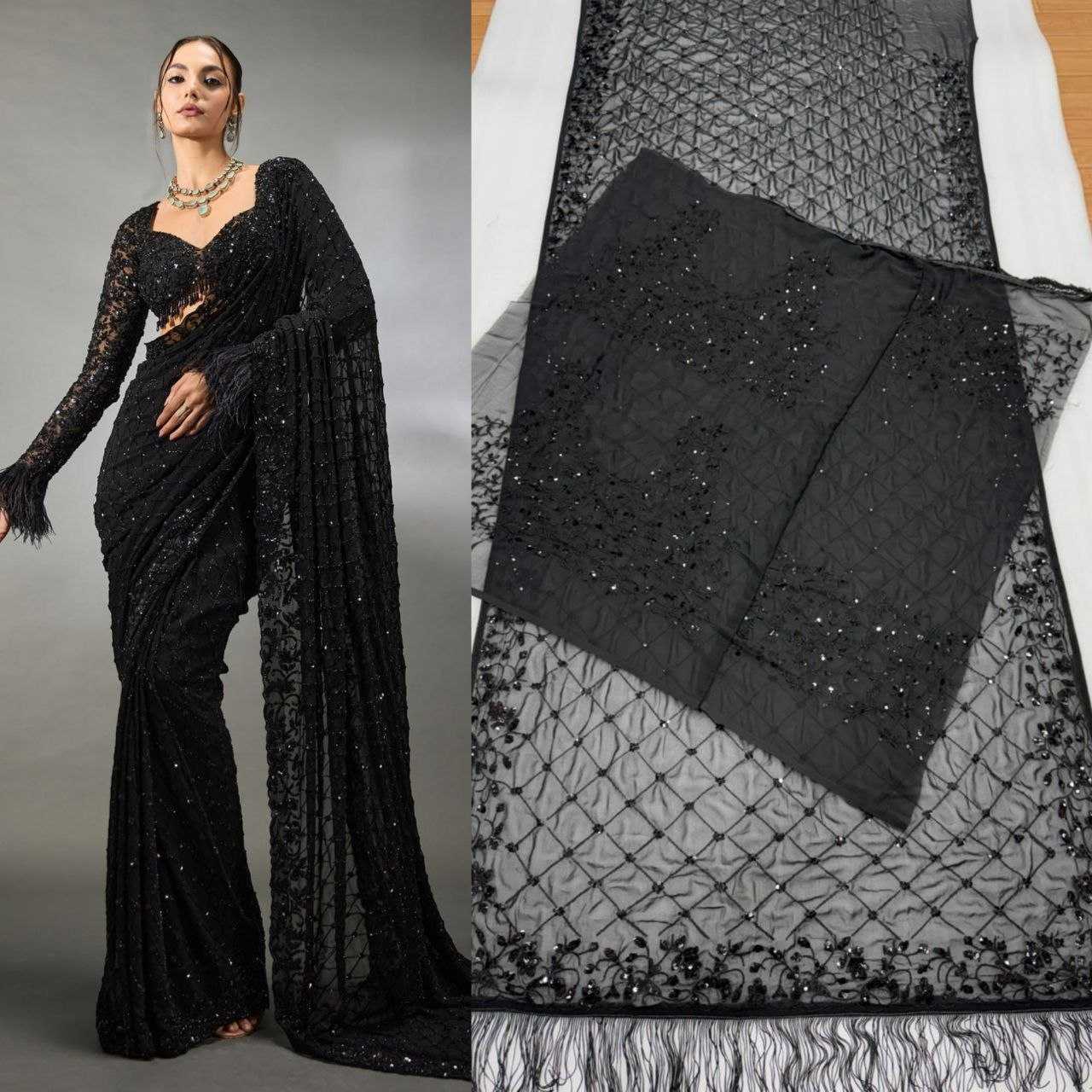 Faux Georgette Designer Saree