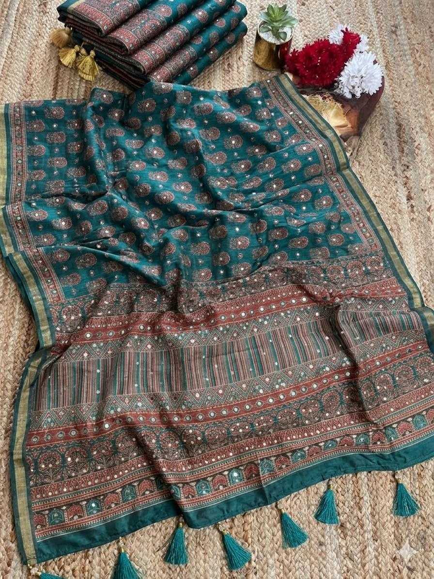 Aura Silk Printed Saree