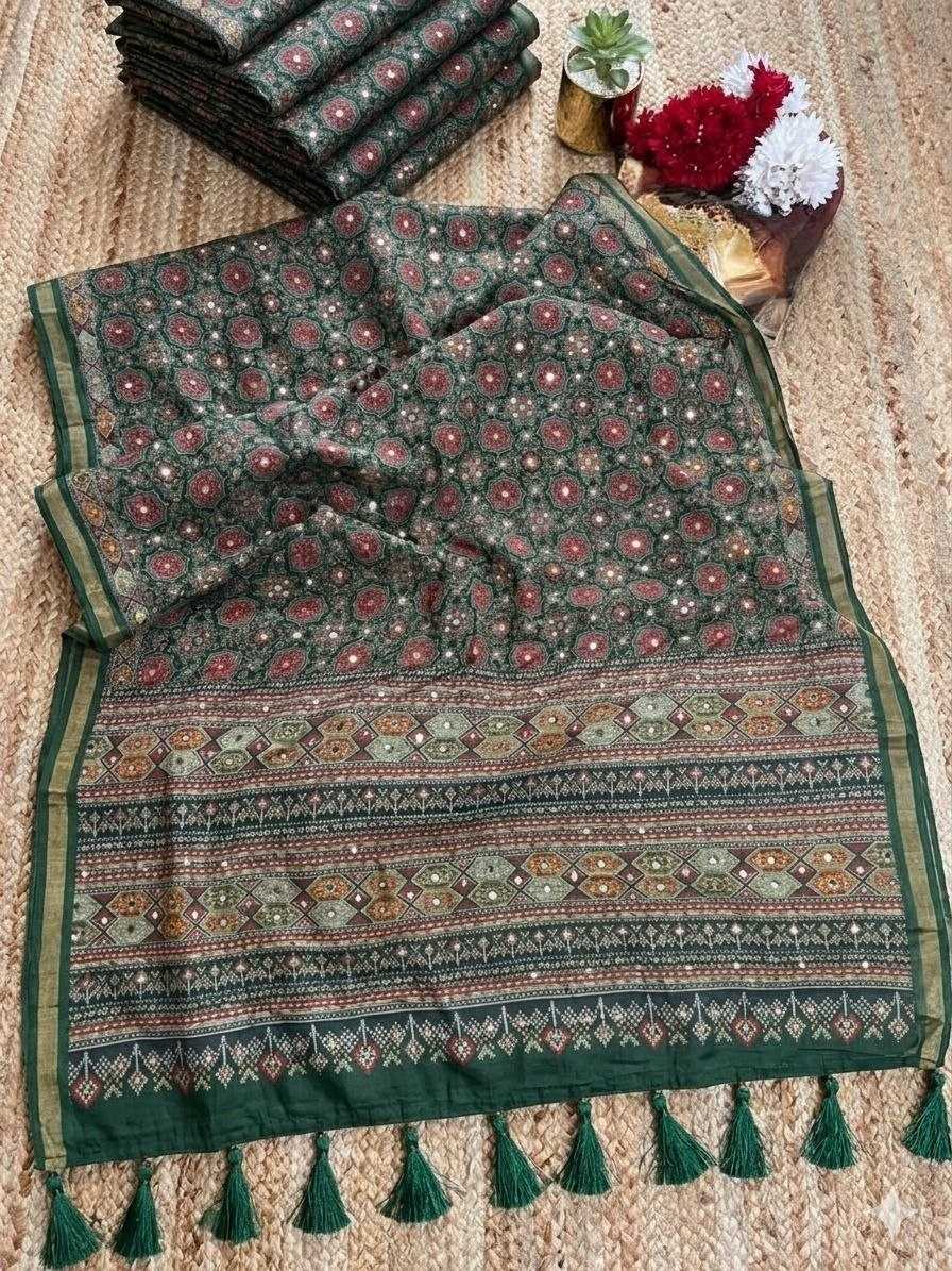 Aura Silk Printed Saree