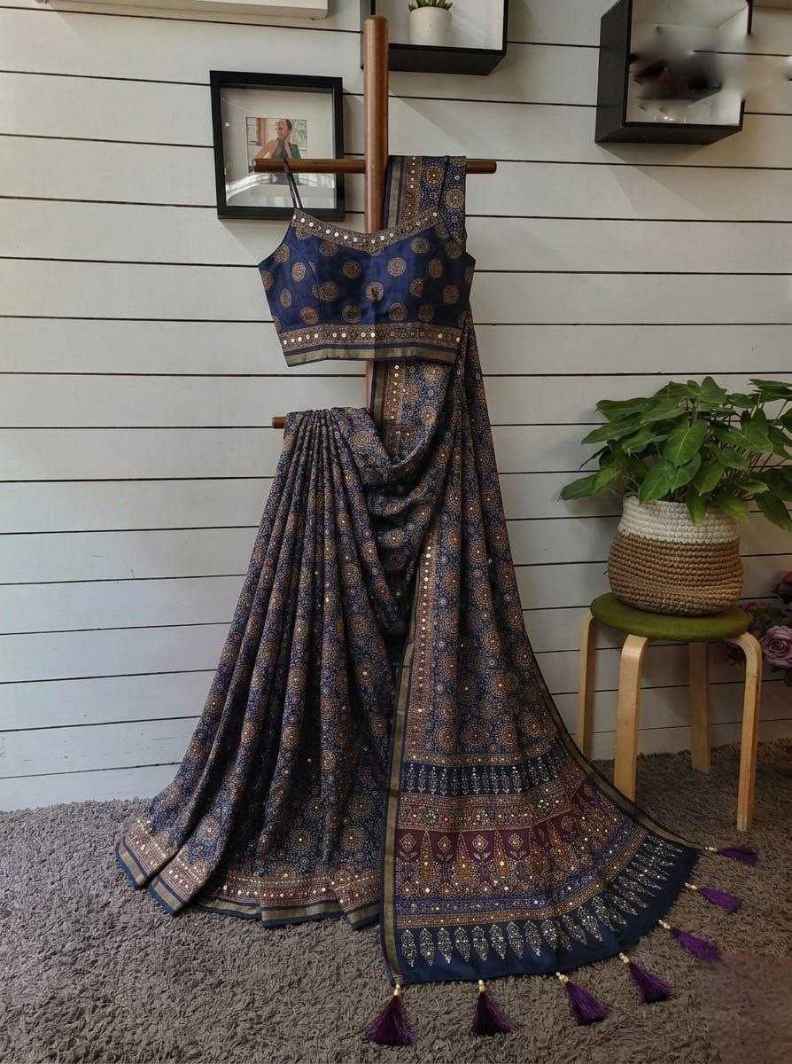 Aura Silk Printed Saree