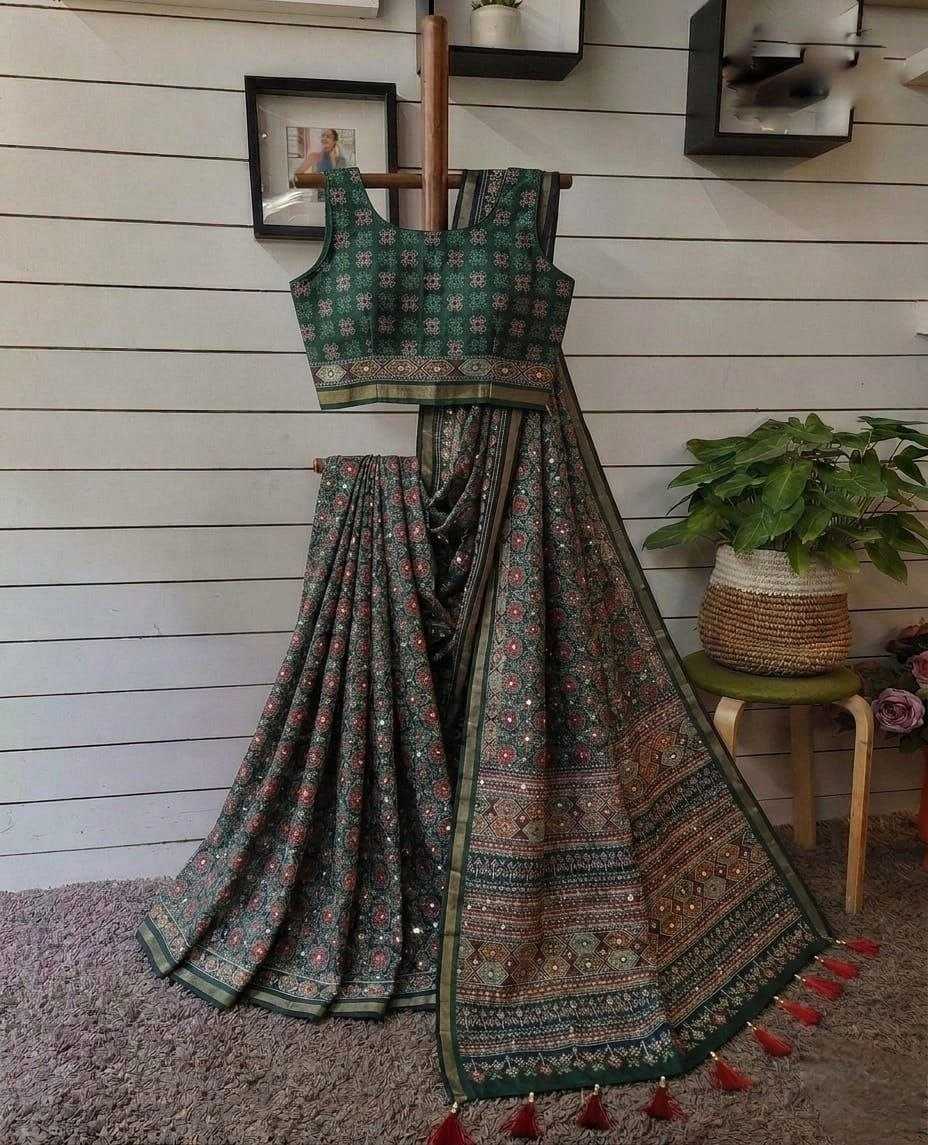 Aura Silk Printed Saree