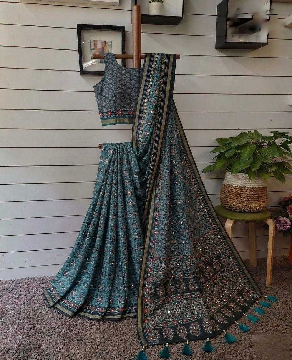 Aura Silk Printed Saree