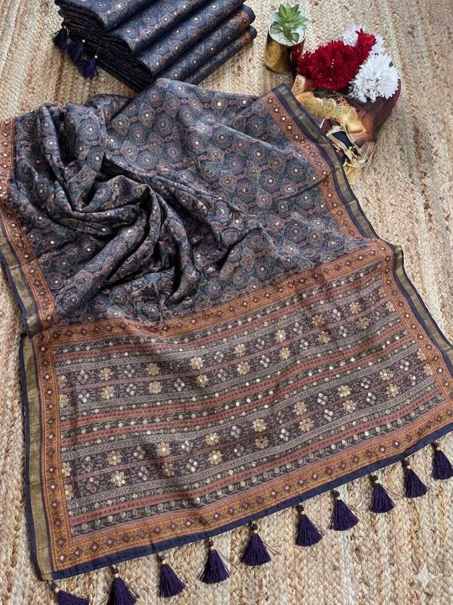 Aura Silk Printed Saree