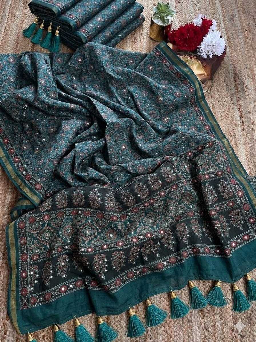 Aura Silk Printed Saree