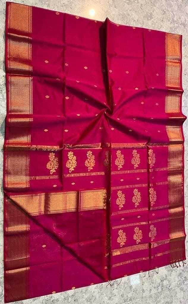 Butti Cotton Designer Saree