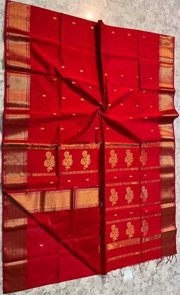 Butti Cotton Designer Saree