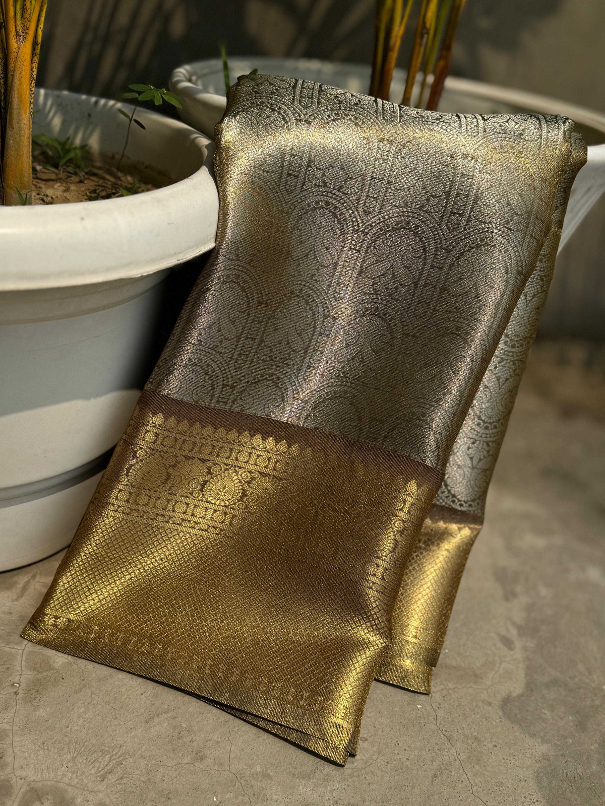 Pattu Tissue Designer Saree
