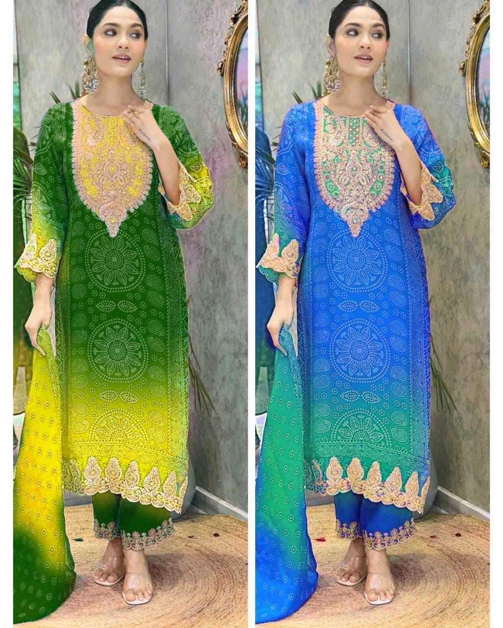 Chinon Printed Kurti