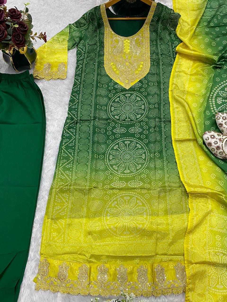 Chinon Printed Kurti