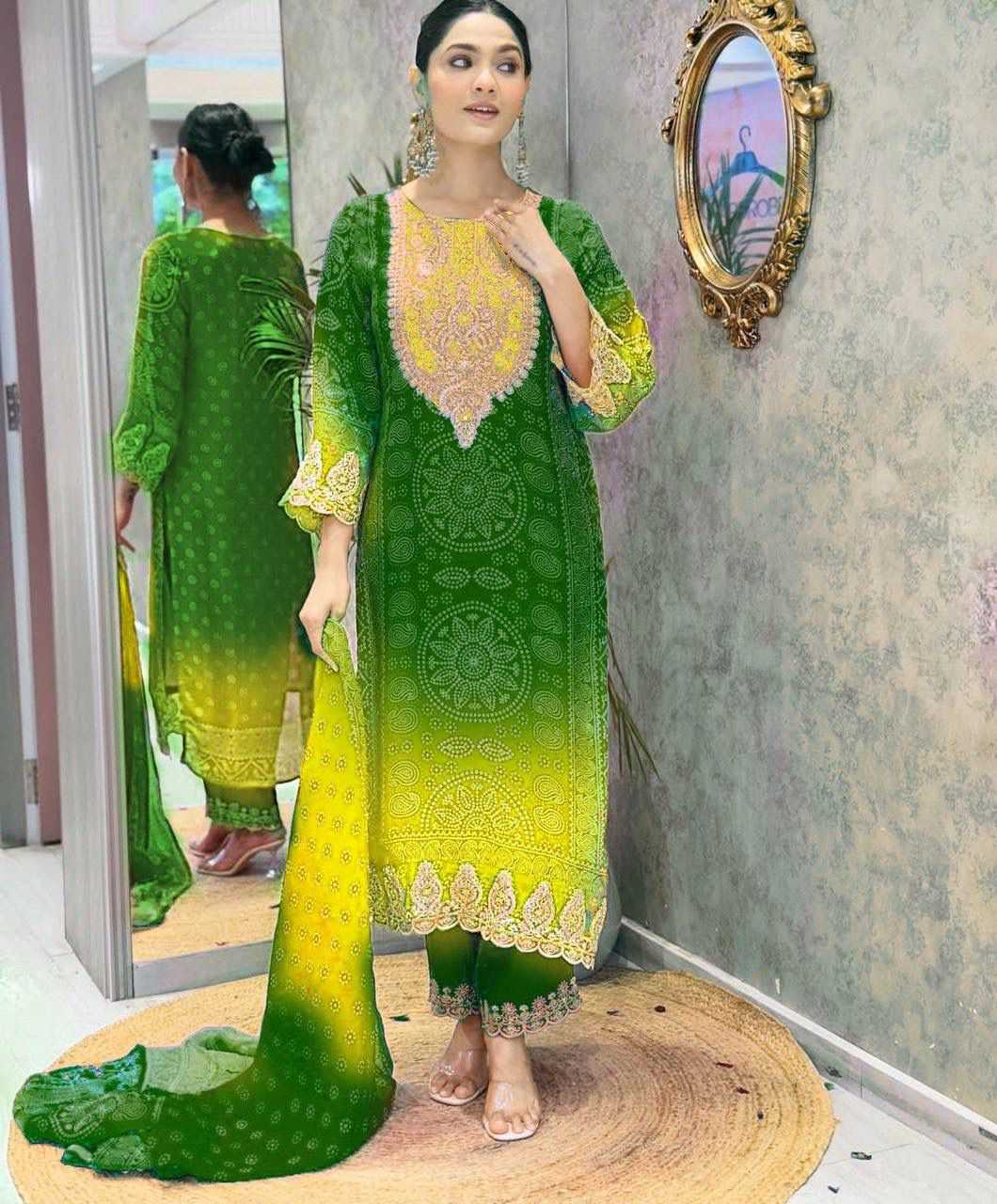Chinon Printed Kurti