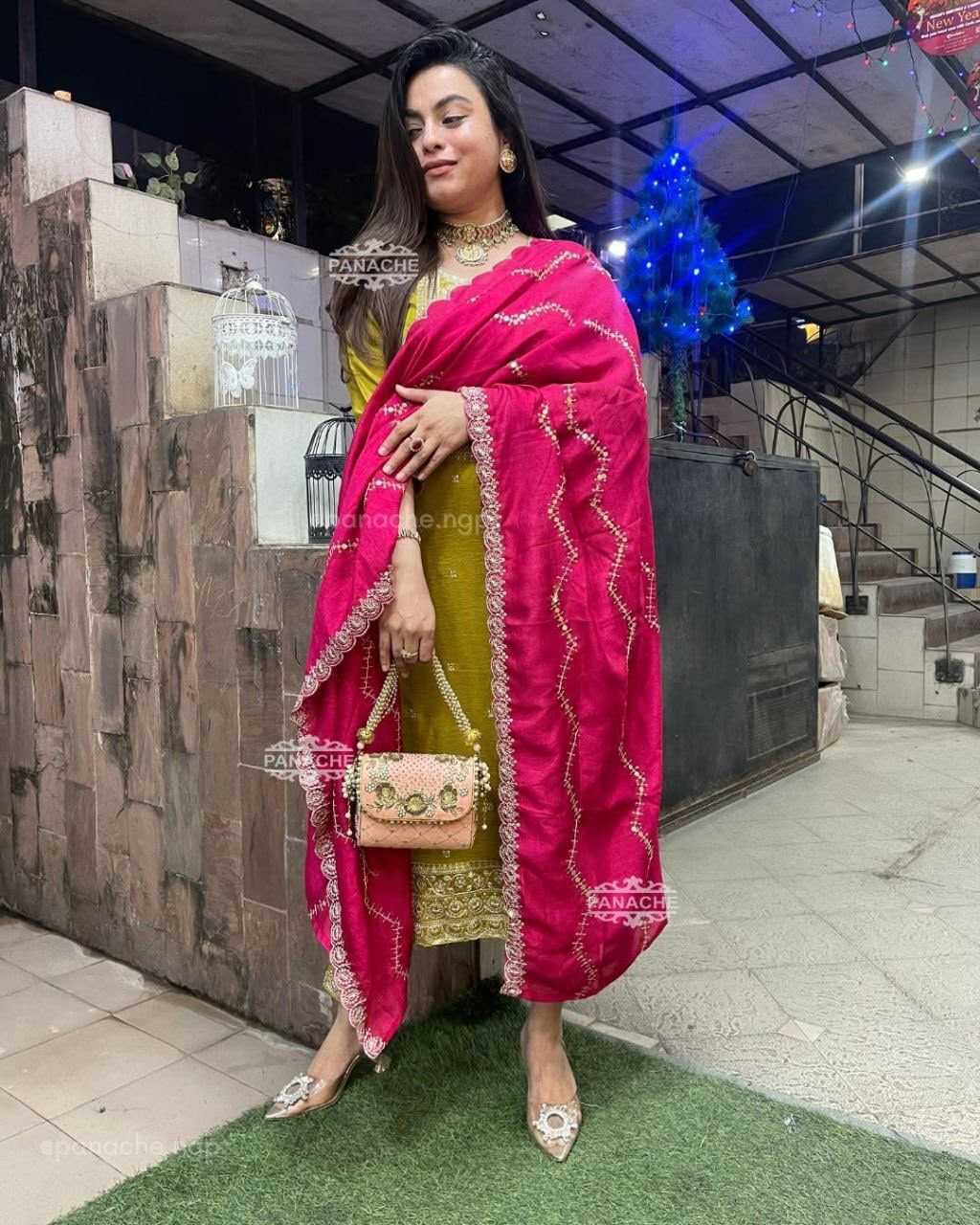 Chinon Party Wear Kurti