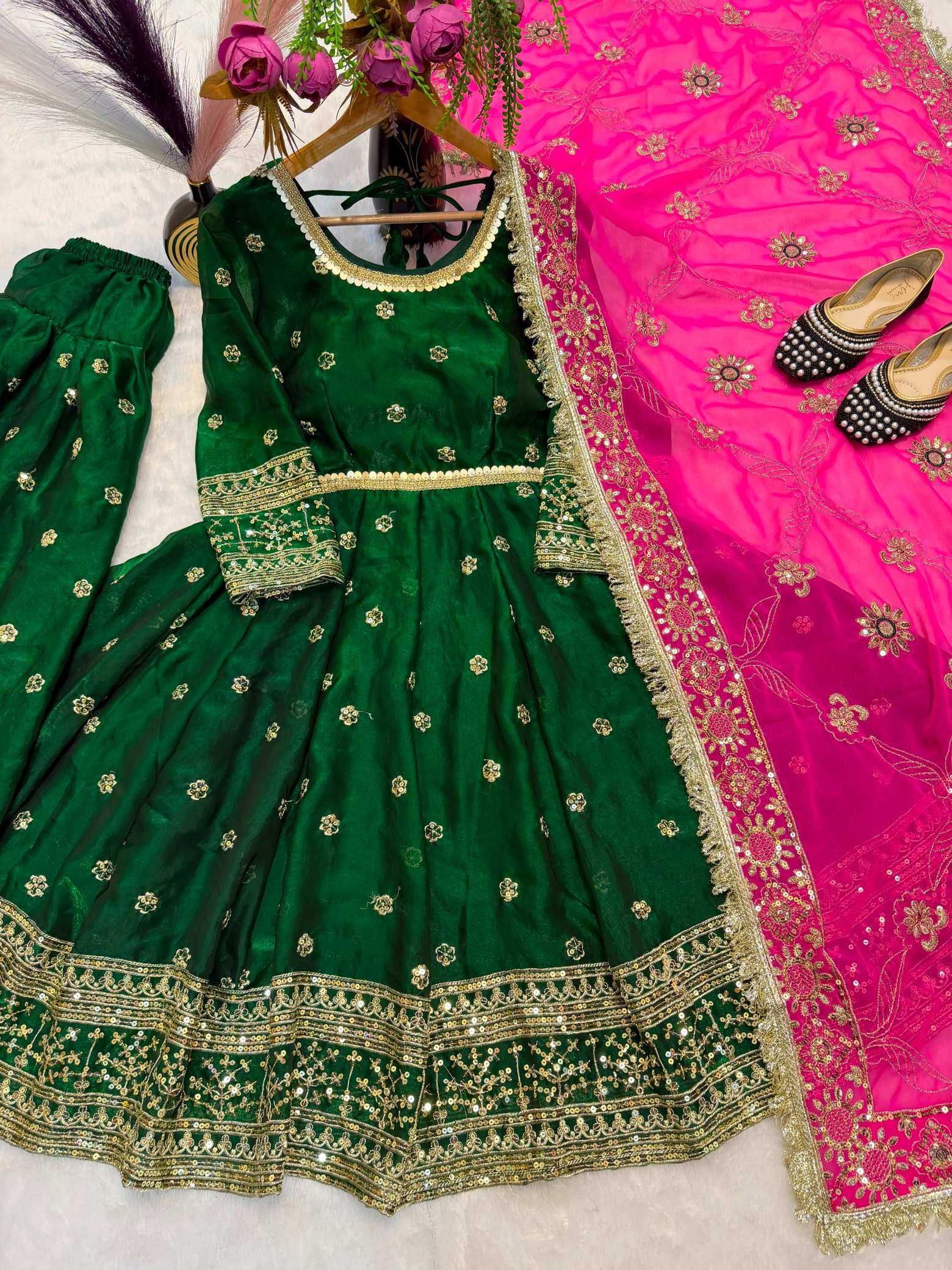 Heavy Silk Embroidery Suit