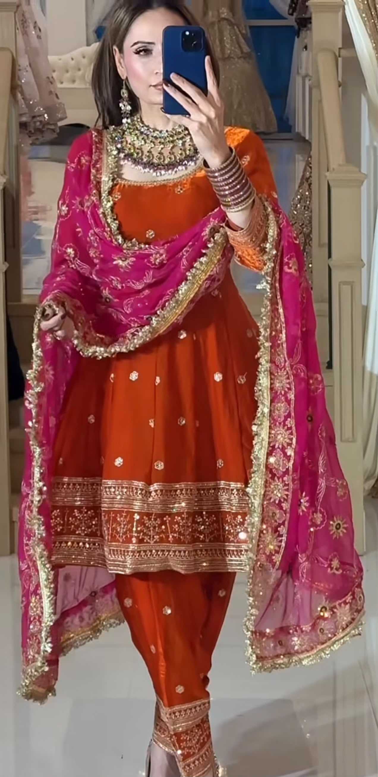 Heavy Silk Embroidery Suit