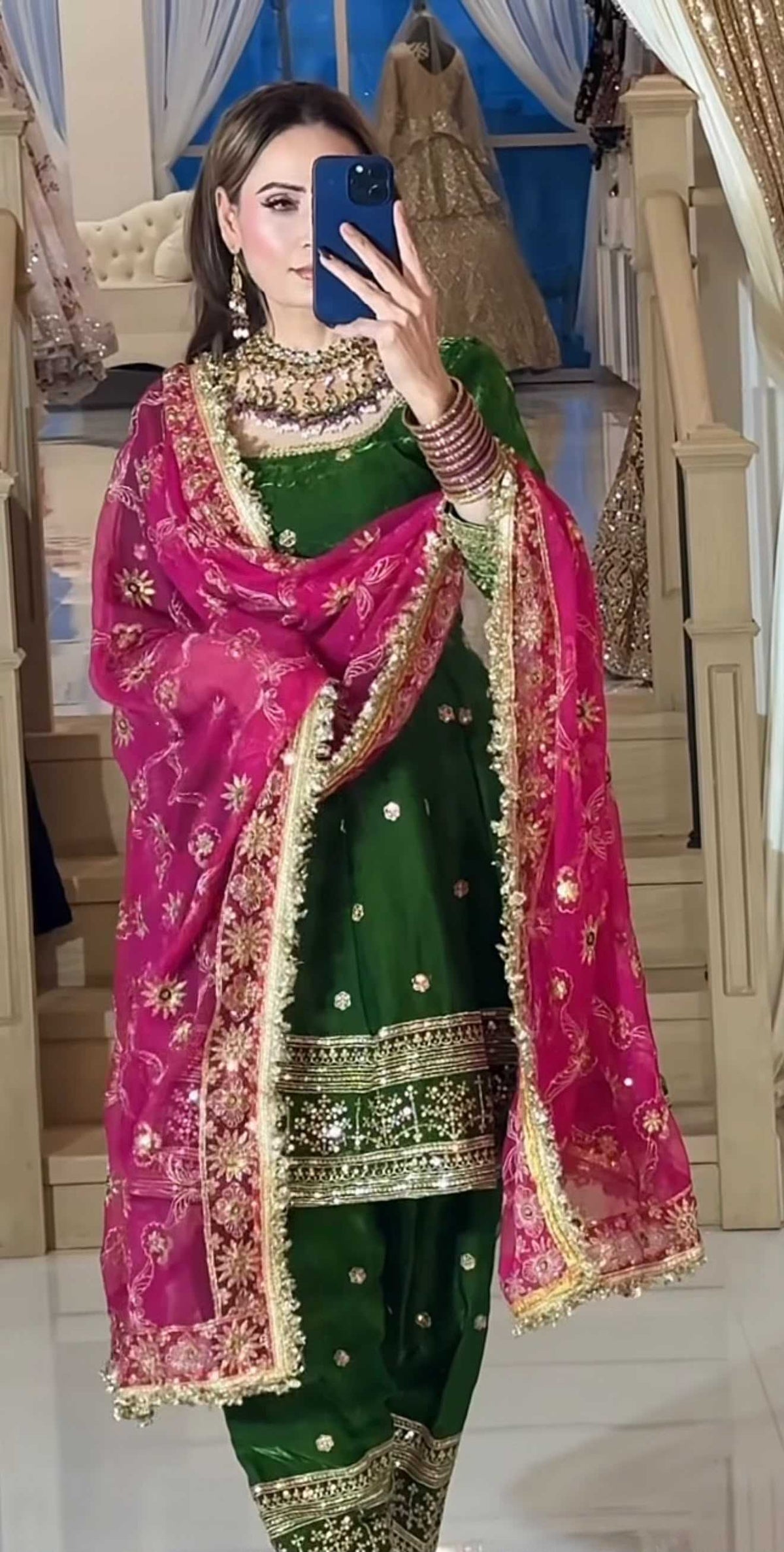 Heavy Silk Embroidery Suit