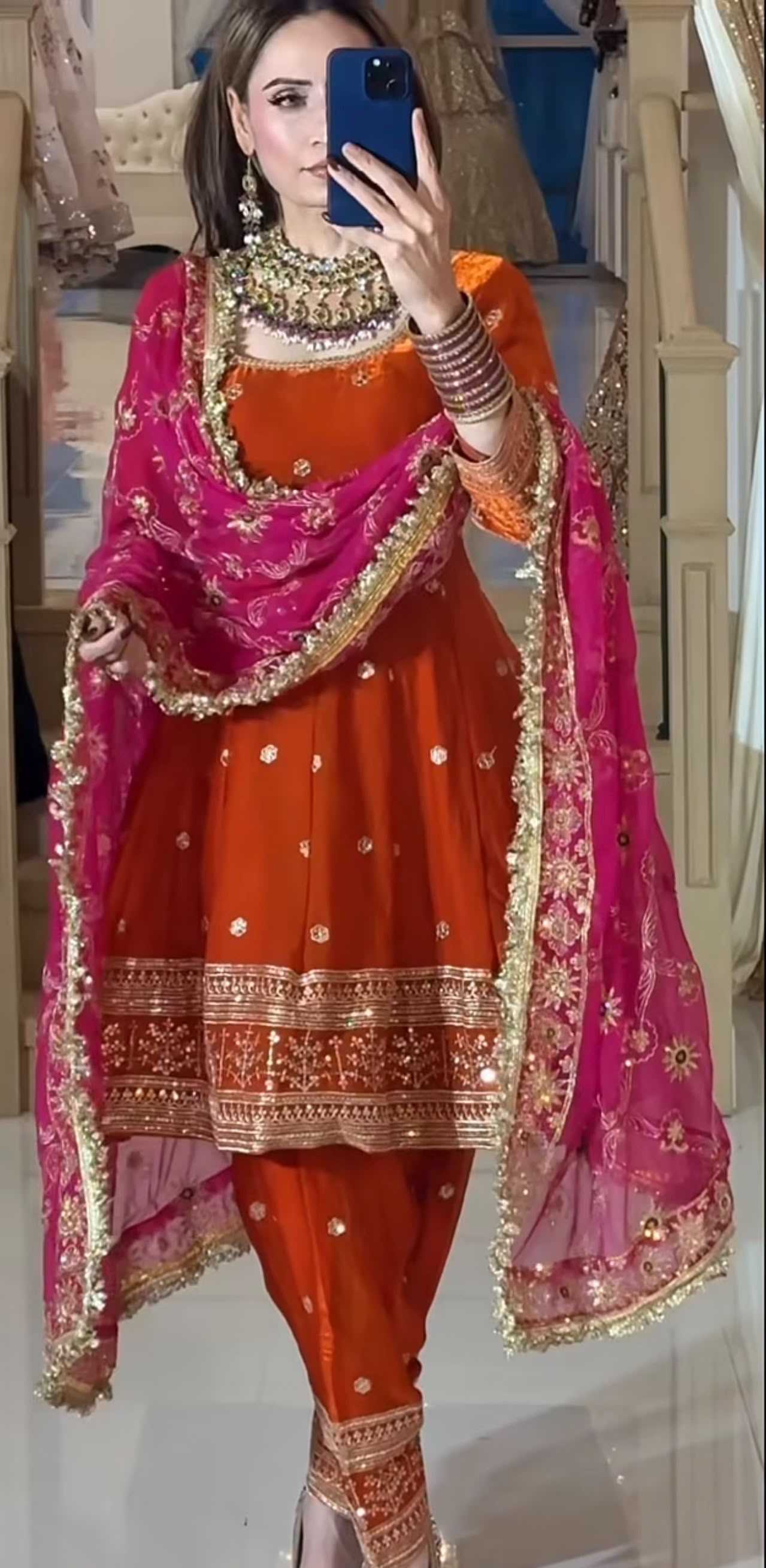 Heavy Silk Embroidery Suit