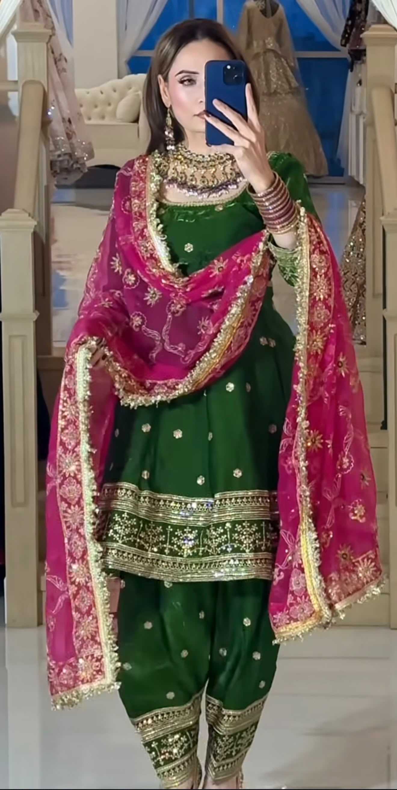 Heavy Silk Embroidery Suit