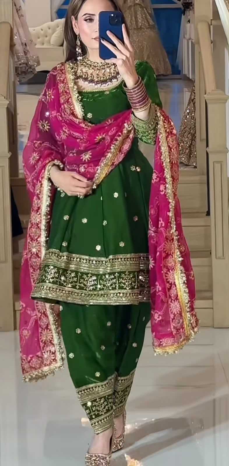Heavy Silk Embroidery Suit