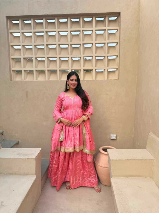 Cotton Sharara Salwar Suit