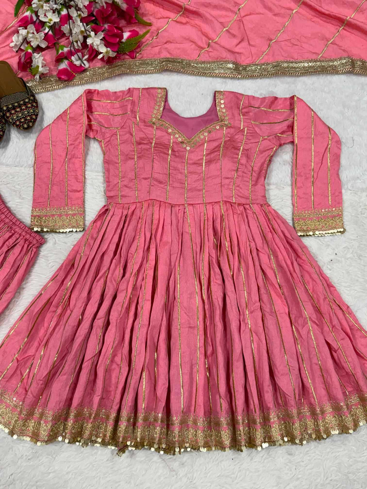Cotton Sharara Salwar Suit